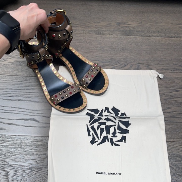 Isabel Marant Shoes - Isabel Marant Olive Gladiator Sandals